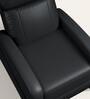 Snug Leatherette 1 Seater Recliner In Black Colour