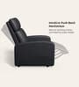 Snug Leatherette 1 Seater Recliner In Black Colour