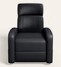 Snug Leatherette 1 Seater Recliner In Black Colour