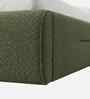 Snuggle Boucle Kids Toddler Bed With Box Storage In olive Colour