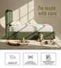 Snuggle Boucle Kids Toddler Bed With Box Storage In olive Colour