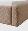 Snuggle Boucle Kids Twin Bed With Box Storage In Beige Colour