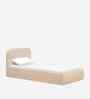 Snuggle Boucle Kids Twin Bed With Box Storage In Cream Colour