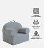 Snuggle Kids Lounge Chair In Navy Blue Colour