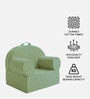Snuggle Kids Lounge Chair In Olive Green Colour