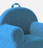 Snuggle Faux Fur Kids Lounge Chair In Blue Colour Snuggle Faux Fur Kids Lounge Chair In Blue Colour