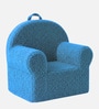 Snuggle Faux Fur Kids Lounge Chair In Blue Colour Snuggle Faux Fur Kids Lounge Chair In Blue Colour