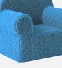 Snuggle Faux Fur Kids Lounge Chair In Blue Colour Snuggle Faux Fur Kids Lounge Chair In Blue Colour