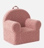 Snuggle Faux Fur Kids Lounge Chair In Pink Colour Snuggle Faux Fur Kids Lounge Chair In Pink Colour