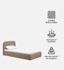 Snuggle Kids Toddler Bed In Beige Colour