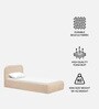 Snuggle Kids Toddler Bed In Cream Colour