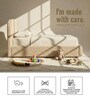 Snuggle Kids Toddler Bed In Cream Colour