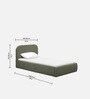 Snuggle Kids Toddler Bed In Olive Colour