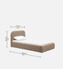 Snuggle Kids Twin Bed In Beige Colour