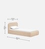 Snuggle Kids Twin Bed In Cream Colour