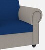 Snugy Fabric 1 Seater Sofa in Blue And grey Colour Snugy Fabric 1 Seater Sofa in Blue And grey Colour