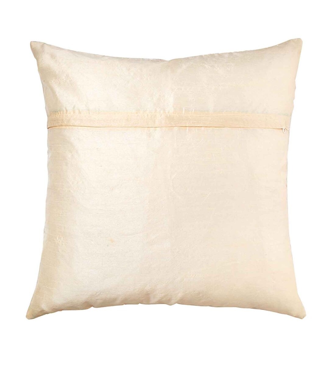 Buy White Solid Velvet 24 x 24 Inches Cushion Covers (Pack of