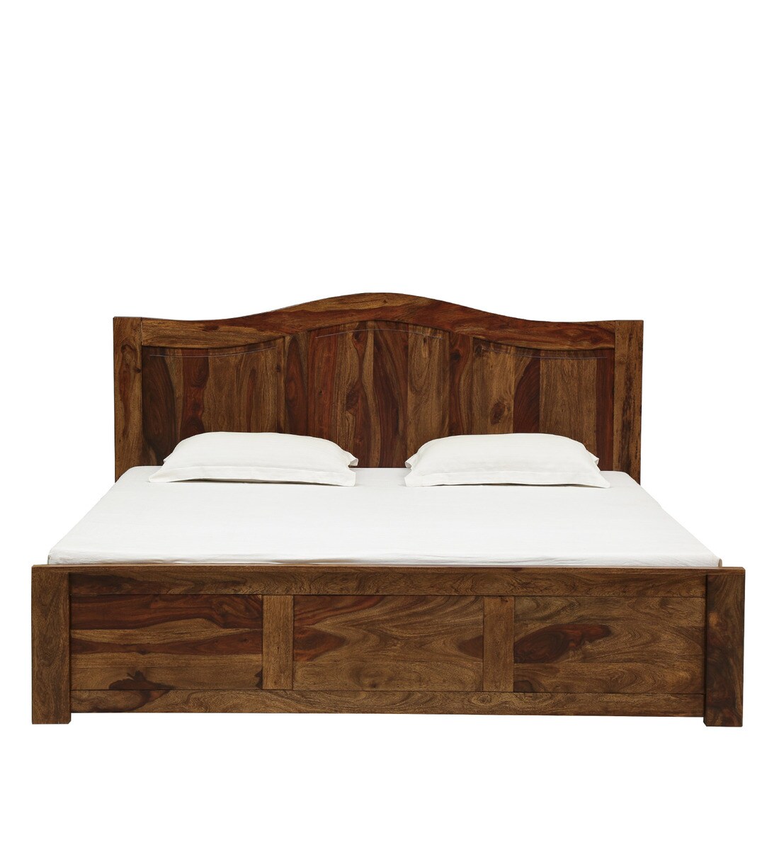 Buy Amalfi Solid Wood King Size Bed In Provincial Teak Finish By ...