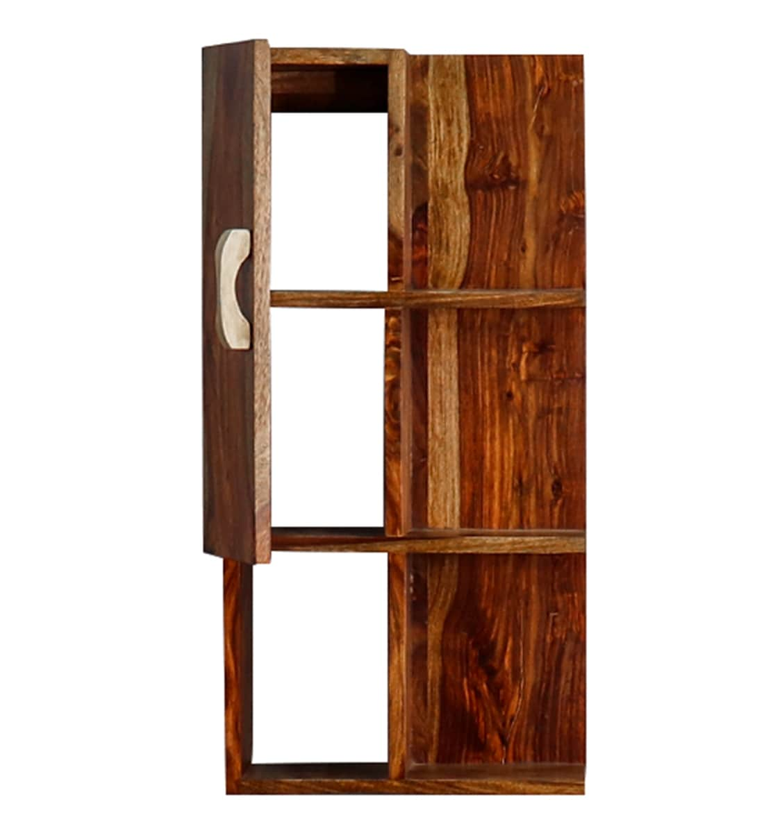 Buy Mango Wood Wall shelf in Teak finish Online Traditional Wall Shelves Wall Shelves Home