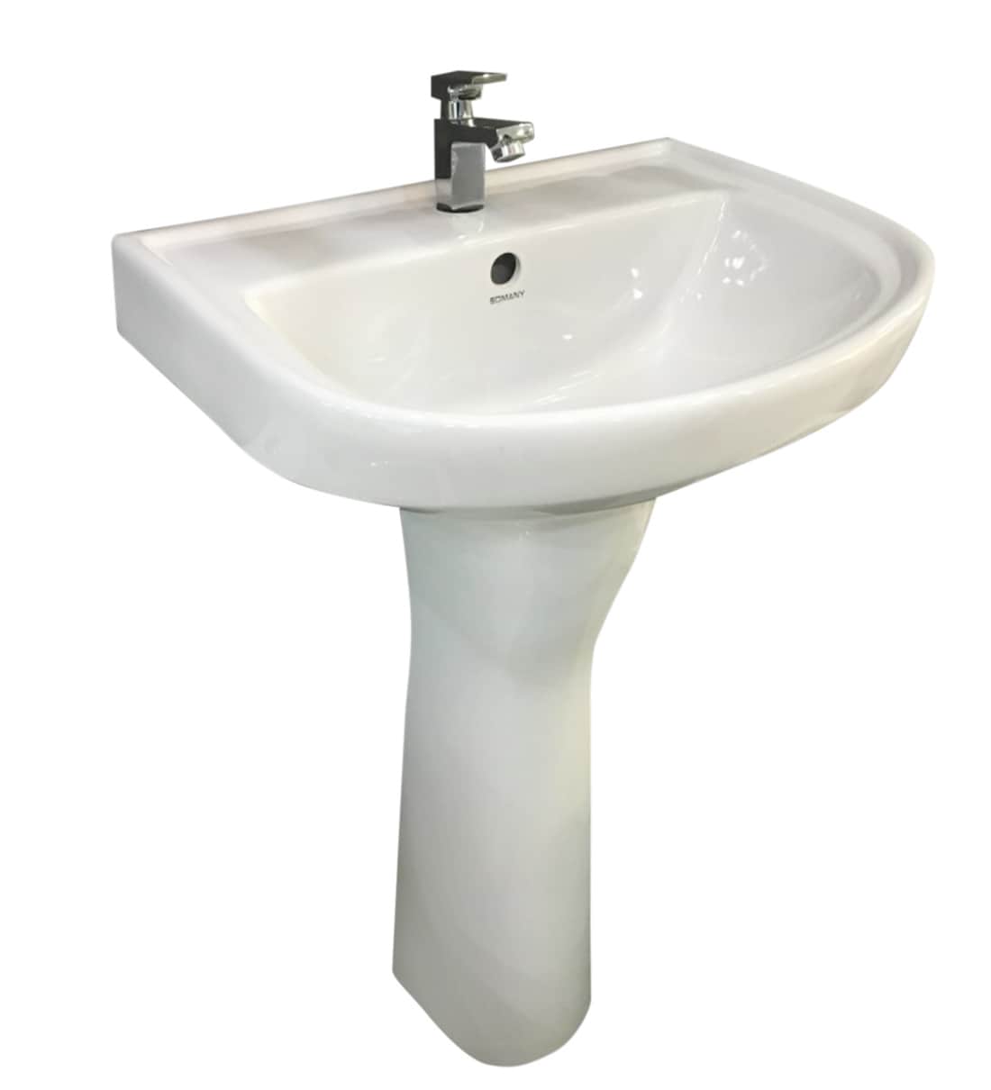 Buy Somany Uniek Full Pedestal Basin Online Wash Basins Bath