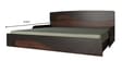 Herald Pull-Out Sofa Cum Bed in Walnut & Wenge Finish with Storage