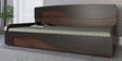 Herald Pull-Out Sofa Cum Bed in Walnut & Wenge Finish with Storage