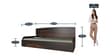 Herald Pull-Out Sofa Cum Bed in Walnut & Wenge Finish with Storage