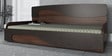 Herald Pull-Out Sofa Cum Bed in Walnut & Wenge Finish with Storage