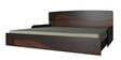 Herald Pull-Out Sofa Cum Bed in Walnut & Wenge Finish with Storage