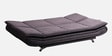 Sofabed Solid Wood Convertible Sofa Cum Bed in Ash Grey Finish