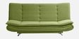 Sofabed Solid Wood Convertible Sofa Cum Bed in Matcha Green Finish