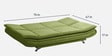 Sofabed Solid Wood Convertible Sofa Cum Bed in Matcha Green Finish