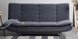 Sofabed Solid Wood Convertible Sofa Cum Bed in Ash Grey Finish