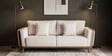 ELEGENCE Upholstery 3 Seater Sofa In Light Beige Colour ELEGENCE Upholstery 3 Seater Sofa In Light Beige Colour