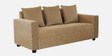 Solatio Fabric 3 Seater Sofa In Amphora Brown Colour