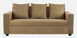 Solatio Fabric 3 Seater Sofa In Amphora Brown Colour