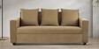 Solatio Fabric 3 Seater Sofa In Amphora Brown Colour