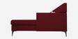 Solitaire Fabric 5 Seater RHS Sofa Sectional In Maroon Colour