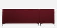 Solitaire Fabric 5 Seater RHS Sofa Sectional In Maroon Colour