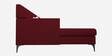 Solitaire Fabric 5 Seater LHS Sofa Sectional in Maroon Colour