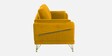 Solitaire Velvet 2 Seater Sofa in Yellow Colour