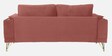 Solitaire Velvet 3 Seater Sofa in Blush Colour