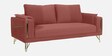 Solitaire Velvet 3 Seater Sofa in Blush Colour