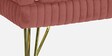 Solitaire Velvet 3 Seater Sofa in Blush Colour