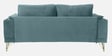 Solitaire Velvet 3 Seater Sofa In Powder Blue Colour Solitaire Velvet 3 Seater Sofa In Powder Blue Colour
