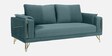 Solitaire Velvet 3 Seater Sofa In Powder Blue Colour Solitaire Velvet 3 Seater Sofa In Powder Blue Colour