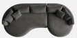 Solstice Modular Sofa In Dark Grey Color