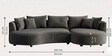 Solstice Modular Sofa In Dark Grey Color
