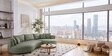 Solstice Modular Sofa In Frosty Green Color