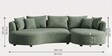 Solstice Modular Sofa In Frosty Green Color